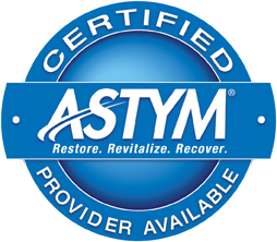Astym certification badge.